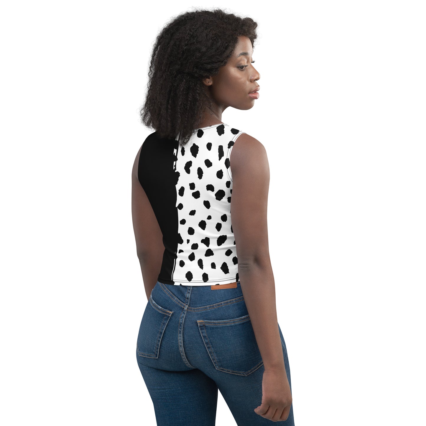 Crop-top Coupé et Cousu par Sublimation