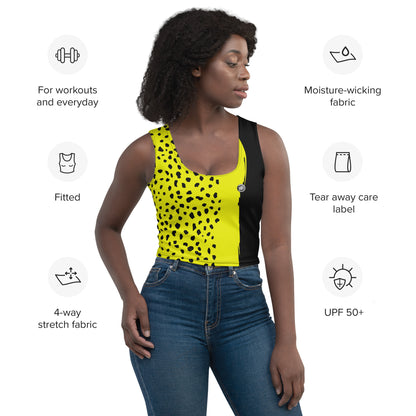 Crop-top Coupé et Cousu par Sublimation