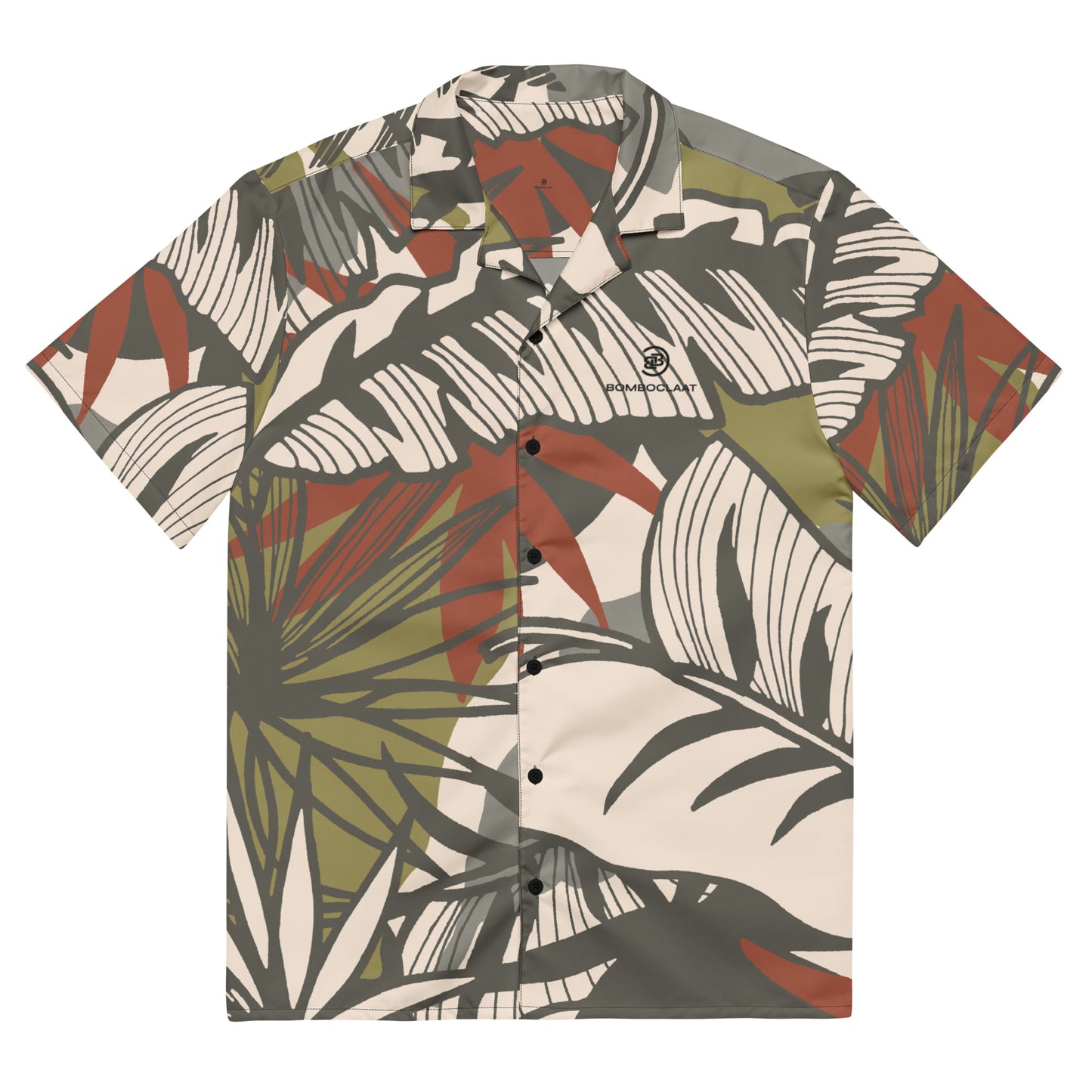 Chemise Bomboclaat "Tropical #2" à boutons