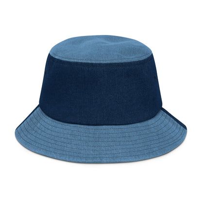 Denim fisherman bucket hat