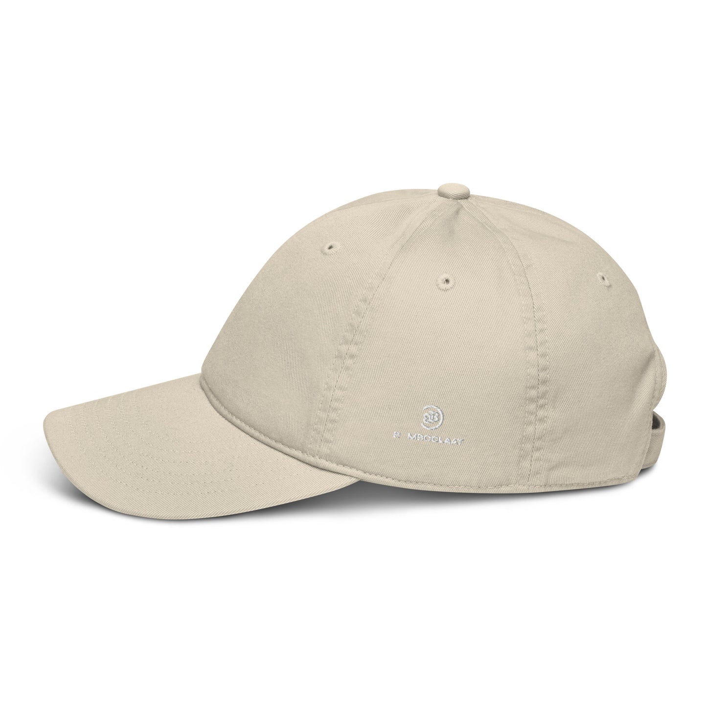 Organic baseball cap