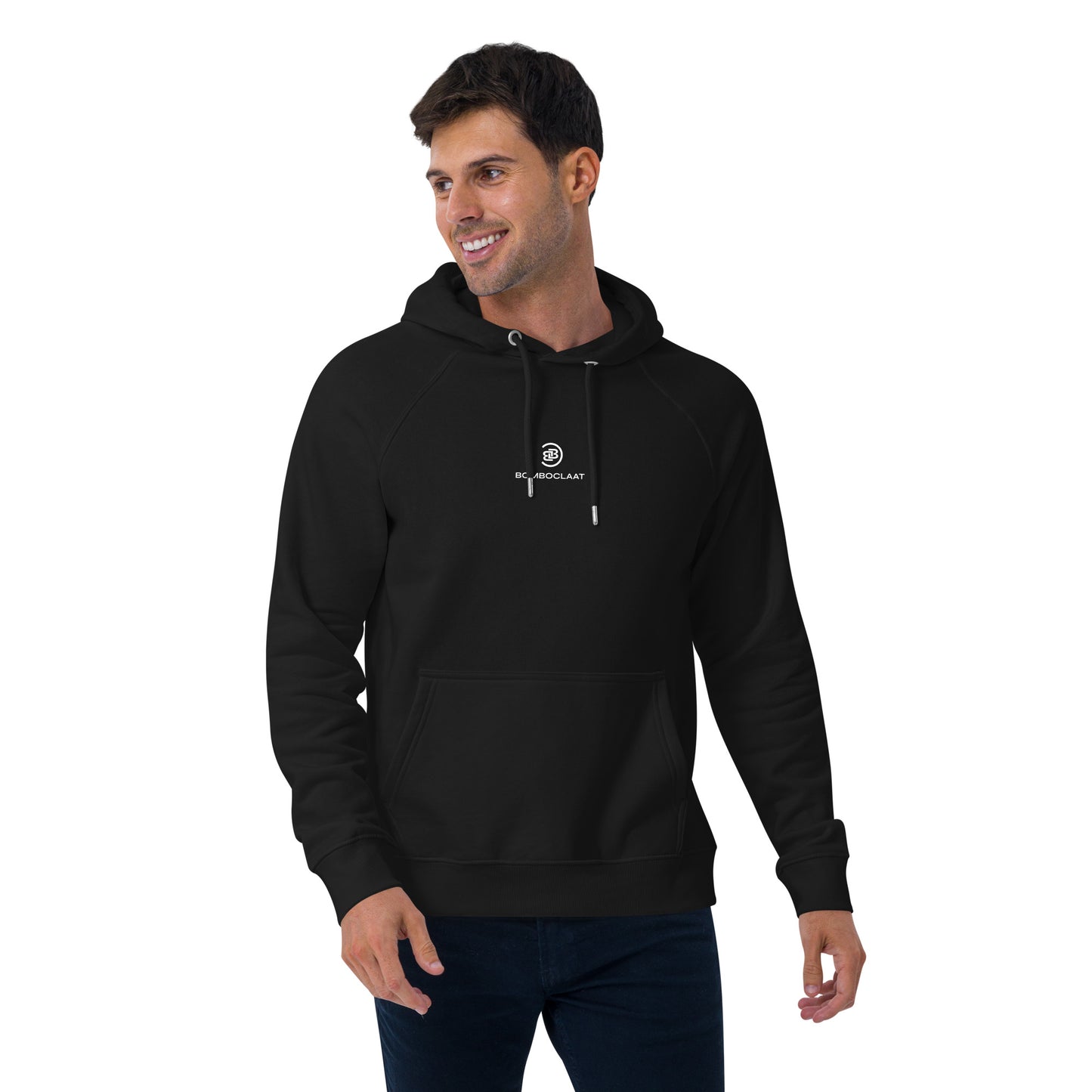 Sudadera con capucha ecológica raglán unisex