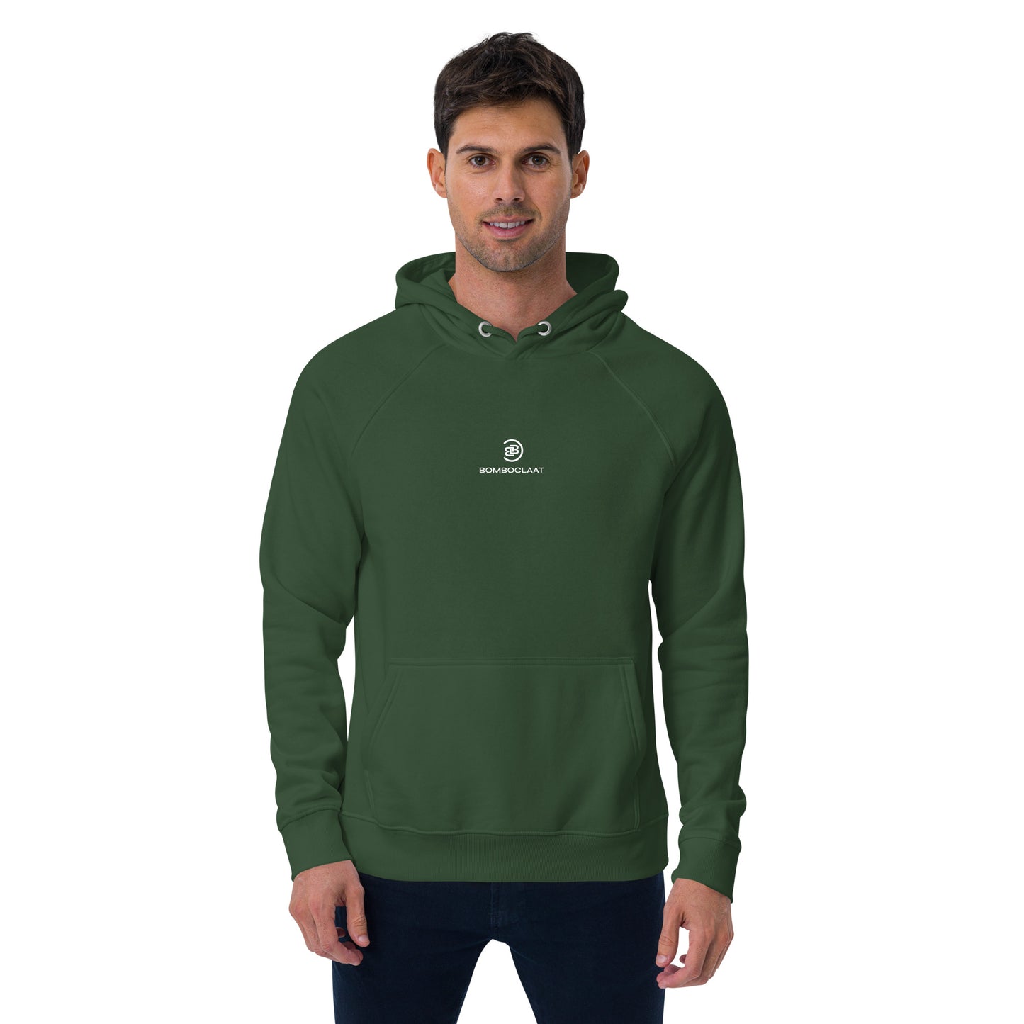 Sudadera con capucha ecológica raglán unisex