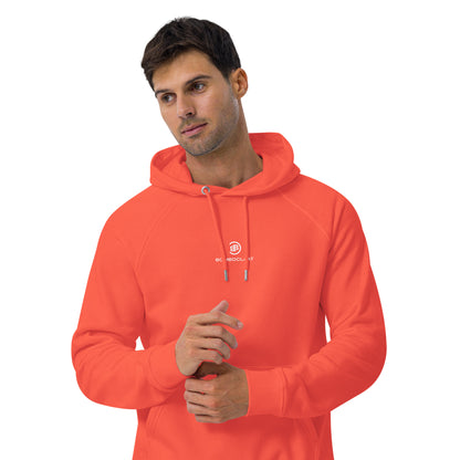 Sudadera con capucha ecológica raglán unisex